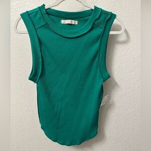 We The Free Teal Tank Top
